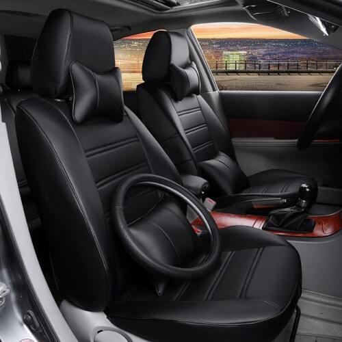 Car seat covers leather for Wrangler sahara Liberty Grand Cherokee Lincoln navigator Town Car MKX Solstice MITSUOKE GALUE LEXUS