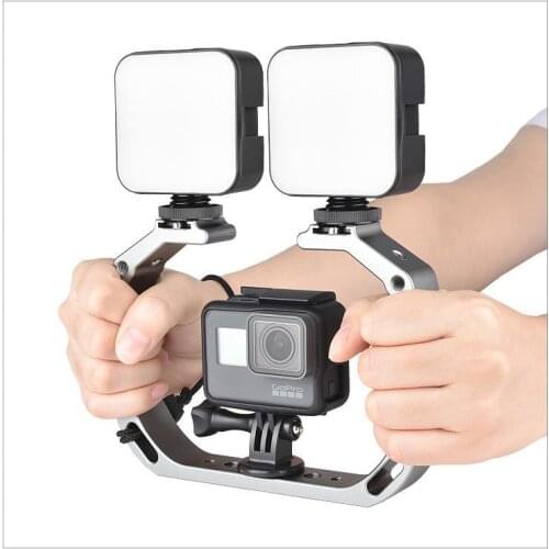 Shooting Phone Cage Bracket Handle for GoPro hero5/4/3 Handheld Video Rig