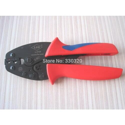 L-0725 new design pre- insulated terminals,cable links+butt connectors crimping tool 0.5-2.5mm2