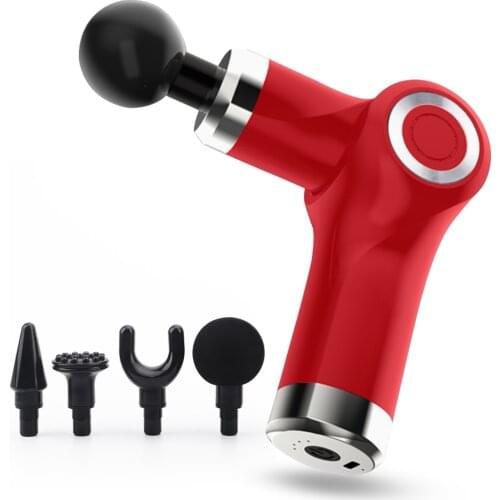 Foldable Mini Massage Gun Electric Fascia Gun Apply To Relieve Fatigue After Work Exercise Massager For Body Deep Muscle Pain