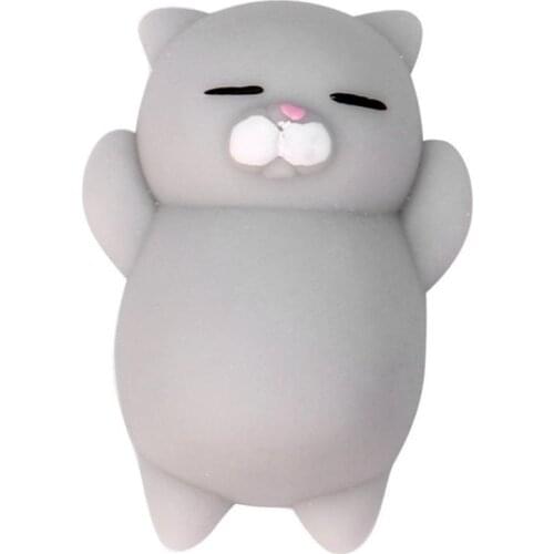 Mini Change Color Squishy Cute Cat Antistress Ball Squeeze Rising Healing Fun Kids Kawaii Stress Relief Toys Gift Mochi Toys