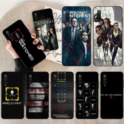 CUTEWANAN John Reese Person of Interest Soft Phone Case Cover for Xiaomi Mi10 10Pro 10 lite Mi9 9SE 8SE Pocophone F1 Mi8 Lite