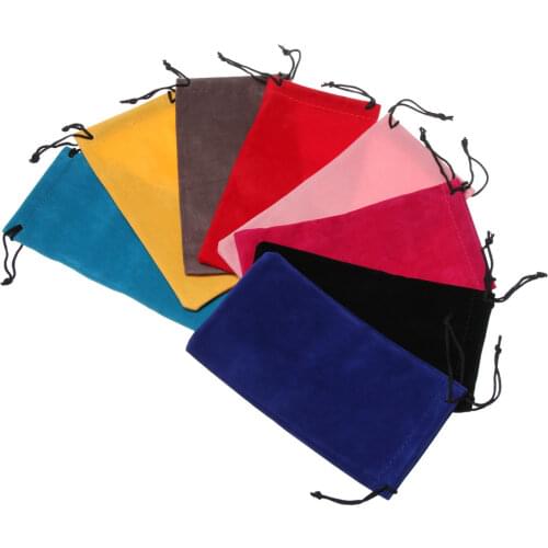 1Pc Solid Sunglasses Bags Drawstring Pouch Myopia Glasses Bags Eyeglasses Pocket Spectacles Cloth Bag Optical Glasses Case