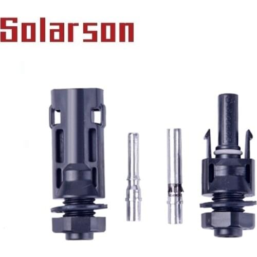 One pair Connector Solar Connector Solar Panel Connectors Male & Female IP67 1000Vdc 600Vdc