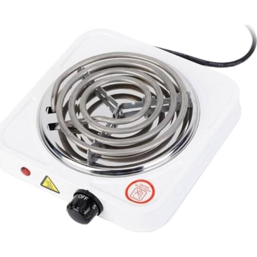 Portable Electric Iron Burner Single Stove Mini Hotplate Adjustable Temperature Furnace Home Kitchen Cook Coffee Heater Cooker