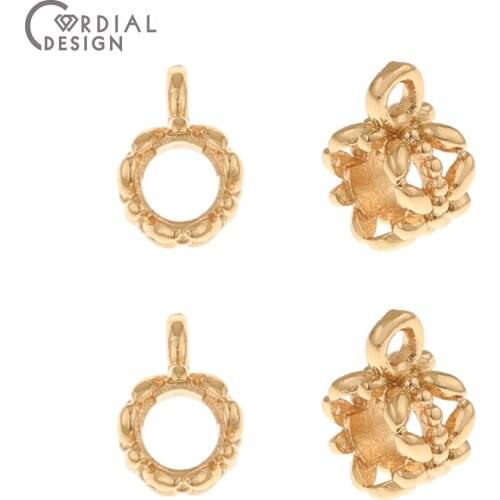 Cordial Design 100Pcs 6*9MM Jewelry Accessories/DIY Connectors For Bracelets/Copper/Hand Made/Jewelry Findings & Components