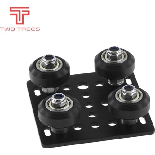 3D Printer parts Openbuilds V gantry plat set special slide plate pulley for 2020 V-slot aluminum profiles wheels Laser Engravin