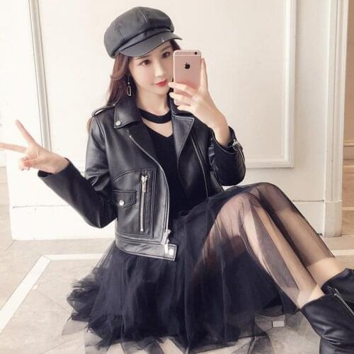 Women 2020 Spring Autumn New Quality Genuine Leather Jackets Female Fashion Sheepskin Coats Ladies Casual Slim Outwears D56