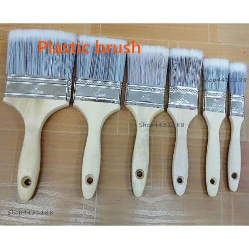 1-4" High quality Nylon Plastic brush Dust Brush Oil Paint Brush Wall Decor