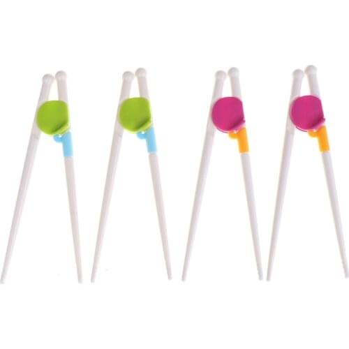 1Pair Chopsticks For Right Hand Home Childrens Products Kitchen tools Chopsticks Kids Baby Learning Helper Training Children