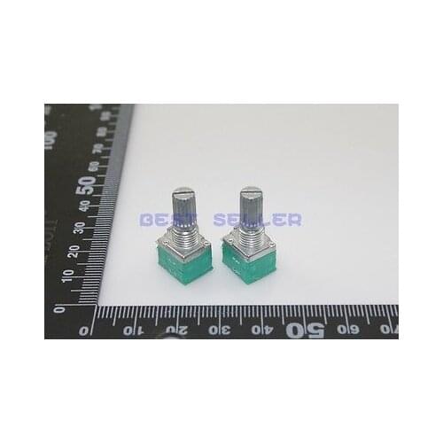10pcs B50K 50k ohm 6 pin Linear Rotary Potentiometer for power amplifier