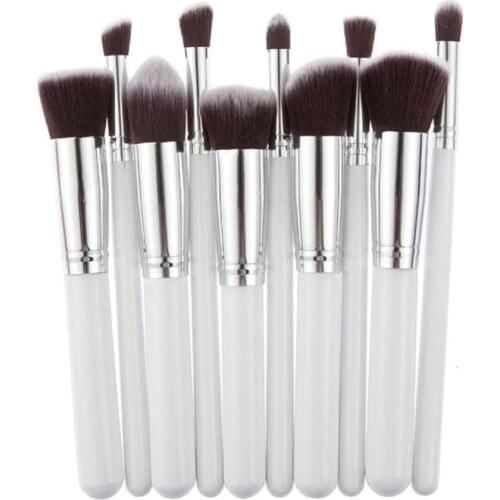 10pcs Pro Makeup Brushes Set Powder Foundation Blush Blending Eye shadow Lip Cosmetic Beauty Make Up Brush pincel maquiagem