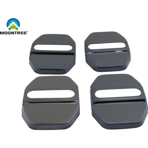 4 x Black for Jeep Grand Cherokee Wrangler Car Door Lock Cover case sticker