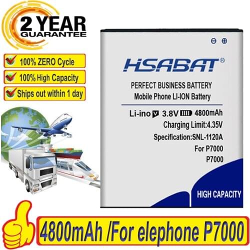 HSABAT 4800mAh High Capacity Battery Use for Elephone P7000 Batteries