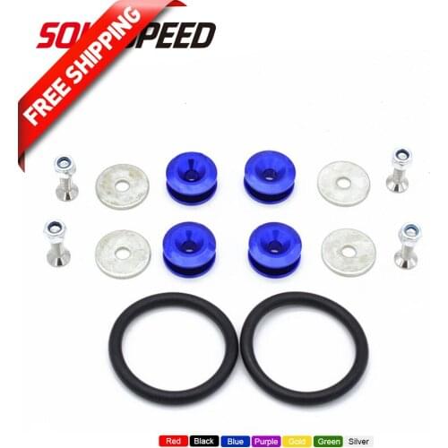 Free shipping JDM Style Aluminum Bumper Quick Release Fasteners Fender Washers For Honda Civic Integra And Universal