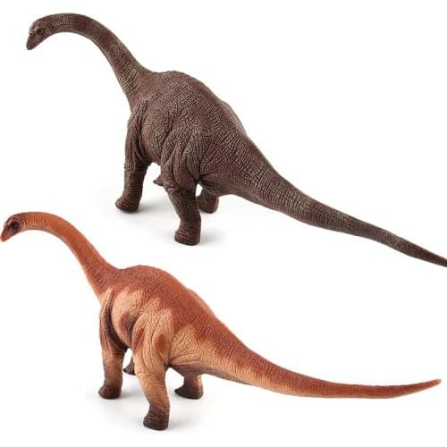Big Brontosaurus Jurassic World Park Dinosaurs Toy Soft PVC Figures Hand Painted Animal Model Collection Toys for Children Gift