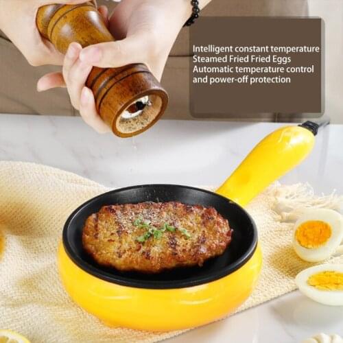 Multifunction Mini Electric Egg Omelette Cooker Eggs Boiler Food Steamer Pancake Fried Steak Non-stick Frying Pan 110V