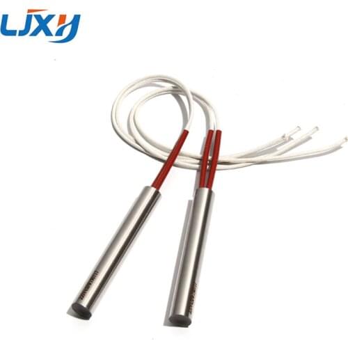 LJXH 2PCS 9mm 180~300mm AC110/220/380V Cartridge Heaters 450/550/620/700/900W Single-End Heating Tube 304SUS Resistance Element