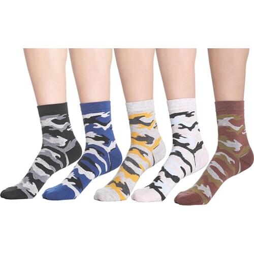 FRALOSHA New Style Four Season Women Happy Socks With Colorful Camo Art Socks For Hip Hop Socks Funny Socks Chaussette Homme TH1