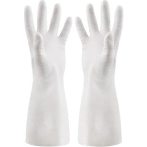 Newest 33 CM Durable Kitchen Dishwashing Gloves Cleaning Supplies Rubber Bowl Waterproof Gloves