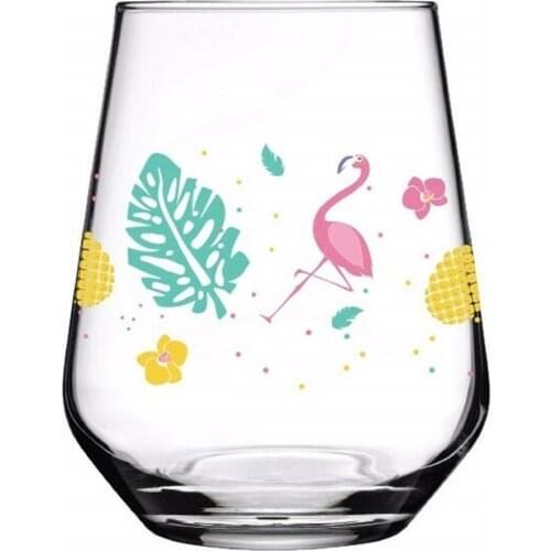 PAŞBAHÇE ALOHA 3'Lü Patterned Soft Drink Cup-Luxury Cups-Tableware-Service-Presentation
