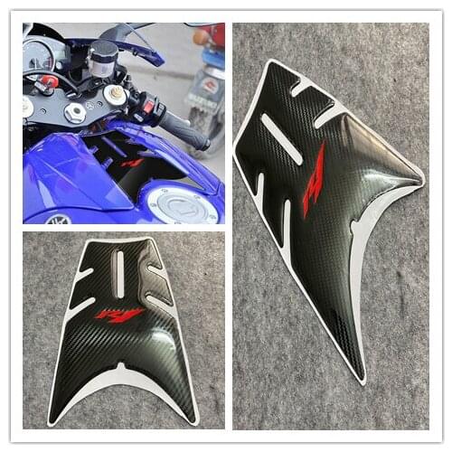 3D Motorcycle Front Gas Fuel Tank Cover Protector Tank Pad Case Fuel tank cap sticker for Yamaha YZF-R1 R1 R 1 2004-2006 2005