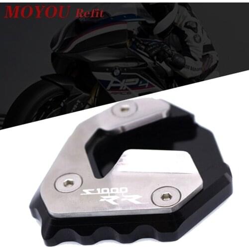Motorcycle Kickstand Support Plate Foot Side Stand Enlarge Extension Pad For BMW S1000XR S 1000XR 2015 2016 2017 2018 2019