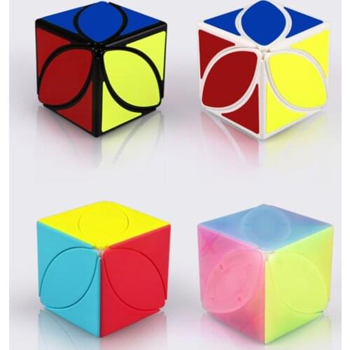QiYi Mofangge Maple Leaf Strange-shape Adult Speed Magic Cube Educational For Children 3 Years Early Childhood Fun Toys