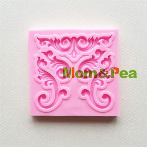 Mom&Pea MPA1767 Floral Shaped Silicone Mold Cake Decoration Fondant Cake 3D Mold Food Grade
