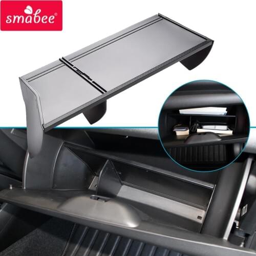 Smabee Car Glove Box Interval Storage for Honda Fit Jazz 2014 ~ 2018 Accessories Console Tidying Central Co-pilot Storage Box