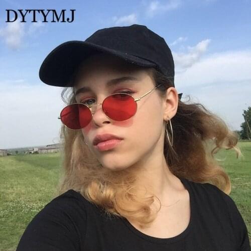 DYTYMJ Round Sunglasses Women Metal Retro Sunglasses Women Alloy Sun Glasses for Men Vintage Luxury Designer Gafas De Sol Hombre