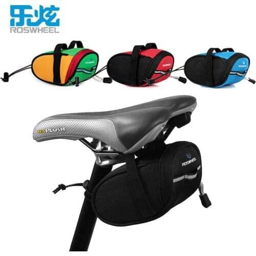 ROSWHEEL MTB BIKE BICYCLE SADDLE BAGS WEDGE PHONE REAR BACK SEAT POUCH PANNIER SADDLE BAG CYCLING PACK