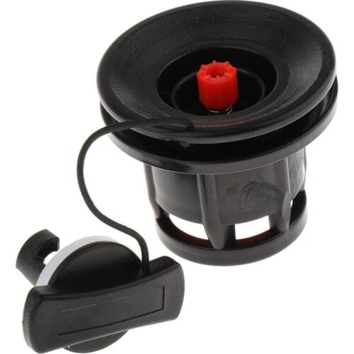 High-Quality Air Valve Air Plugs Replacement For Rubber Dinghy Raft Black