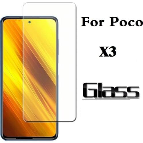 Screen Protector for Xiaomi Poco X3 NFC F2 Pro Tempered Glass film Protective glass on Xiaomi Poco X3 glass
