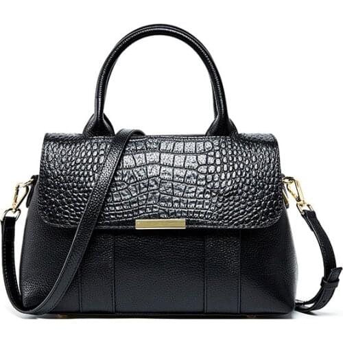 Women Bags Cowhide Genuine Leather Bag Lady Fashion Handbags Female Simple Square Shoulder Bag Large Capacity Crossbody Bags New