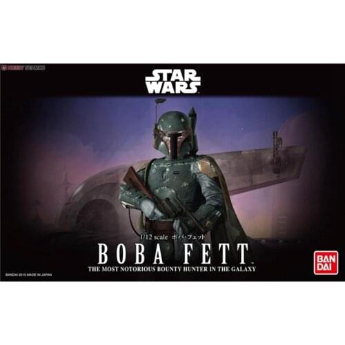 Bandai ЗВЕЗДНЫЕ ВОЙНЫ 1/12 Bounty Hunter Bob Buffett PVC assembled model toy
