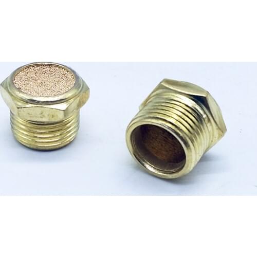 1 lot Pneumatic Muffler 1/8'' 1/4'' 3/8'' 1/2'' 3/4'' Exhaust Muffler Pneumatic Silencers Fitting