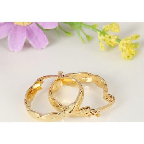 2pairs Hot sale Fashion Style Real Vintage Earring For Women Classic Earrings new Design gold Jewelry For women