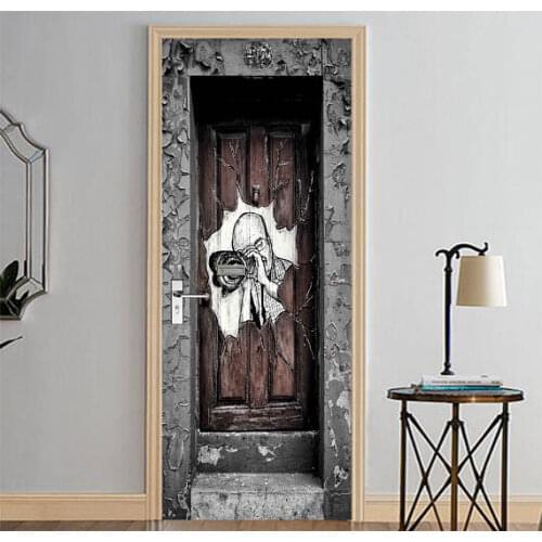 3D Modern Graffiti Door Mural Wallpaper mural Wall Print Decal Wall Deco Wall Mural Photo self adhesive door wrap