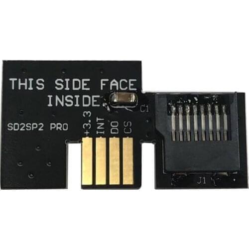 100pcs Micro SD Card Adapter TF Card Reader for NGC Adapter Professional SD2SP2 pro Adapter Support Serial Port