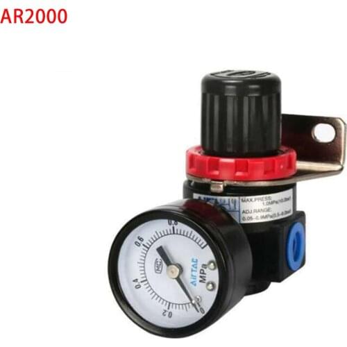 AR2000 G1/4'' Air Control Compressor Pressure Relief Regulator Valve with Fitting