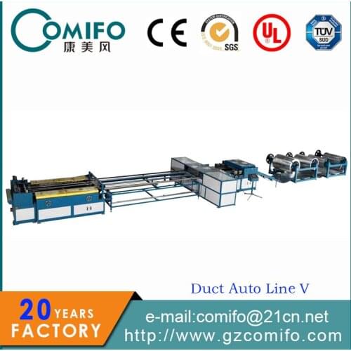 Auto duct line 5, duct machine, duct making machine