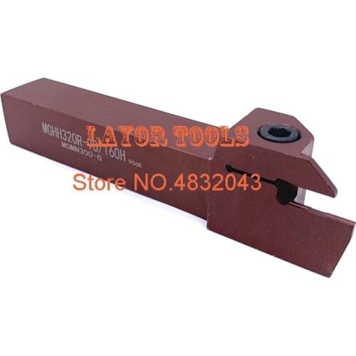 1pc MGHH320 Spring steel external turning tool holder CNC lathe cutter high quality machining toolholder