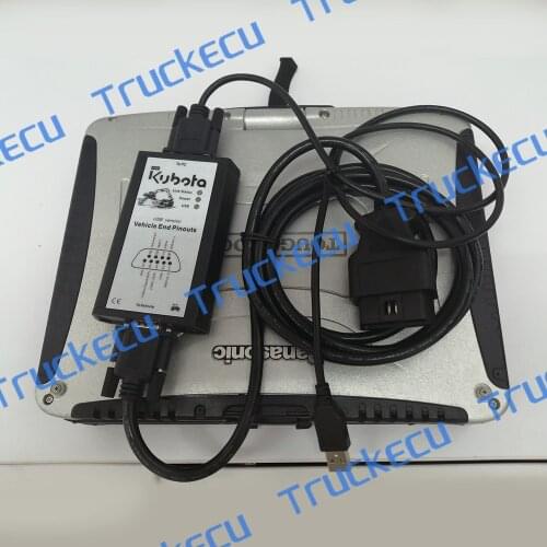 For KUBOTA DIAGNOSTIC TOOL for kubota diagmaster Python interface KUBOTA Takeuchi Diagnostic KIT+Thoughbook CF52 laptop