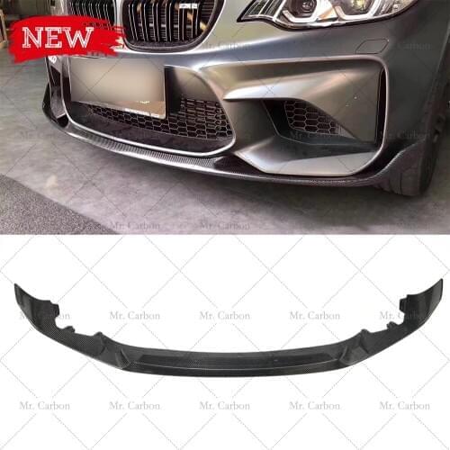 FOR BMW M2 F87 MP STYLE CARBON FIBER FRONT LIP TRIM BODY KIT TUNING PART FOR F87 M2 CARBON FRONT BUMPER BOTTOM SPLITTER RACING