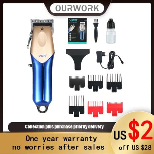 Electric Hair Clipper Mens Electric Professional Dressing Scissors R-shaped Sharp-Angle Blade With Novice Limit Comb