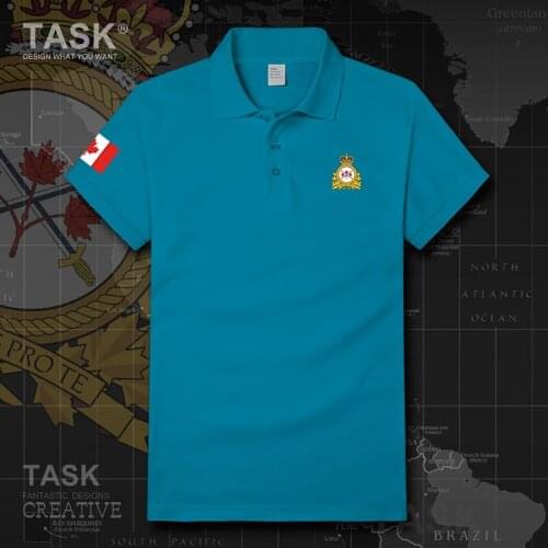 Army Canada Canadians CA CAN Military mens t shirt new Tops Short sleeve polos shirts cotton casual solid color mens fashion top