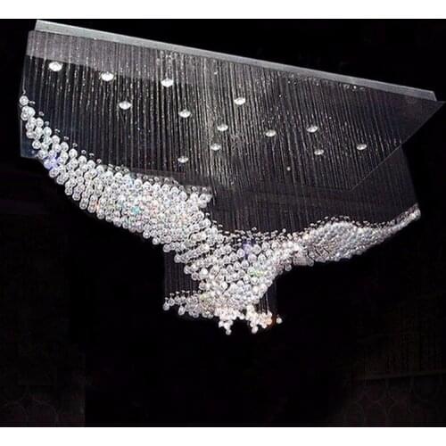 Luxury Modern Crystal Chandelier Light Lustres Hall Cristal Lamp Home Lighting for Ceiling Lamp MD1026