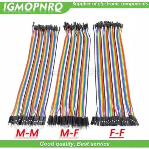 40 / 120pcs 40PIN 20CM Dupont Line Male to Male + Female and Female to Female Jumper Dupont Wire Cable For Arduino DIY KIT