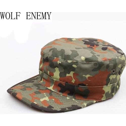 Desert German Digital Woodland Black ACU Forest Camo Camouflage Military Army Hunting Tactical Cap Caps Hat Hot Selling